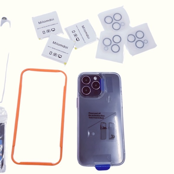 iPhone 14 Pro Max: Clear Case W Screen Protectors, Camera‎ Lens Covers & MagSafe - Picture 5 of 7